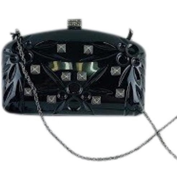 NWT auth VALENTINO black POP rockstud MINIAUDIERE - Picture 3 of 8